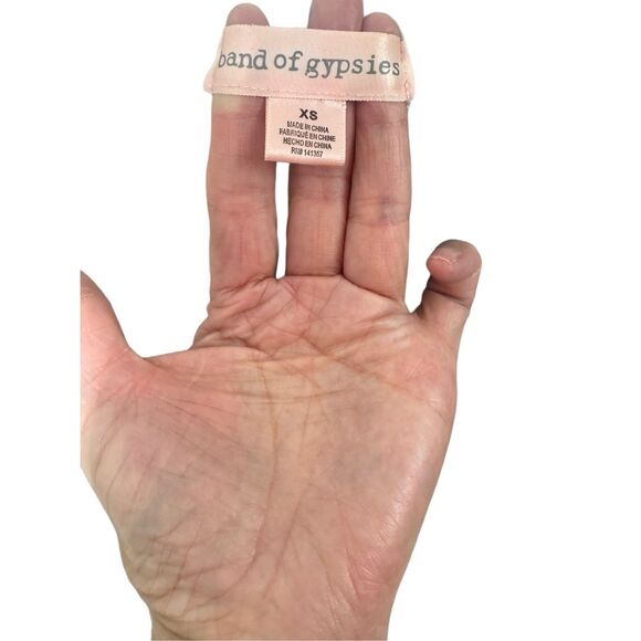 Band of Gypsies Floral Cold Shoulder Long Sleeve Maxi Dress Size XS - Picture 10 of 12